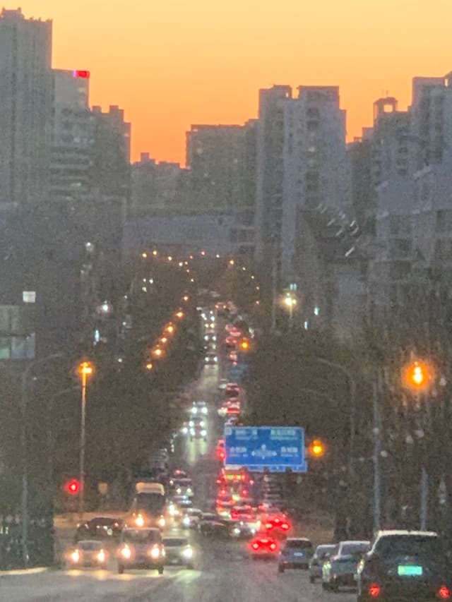 落日